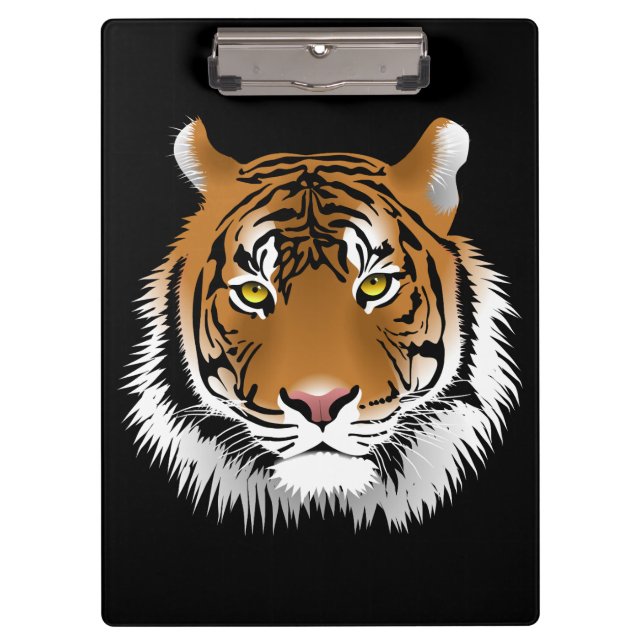 Tiger Face Clipboard (Front)