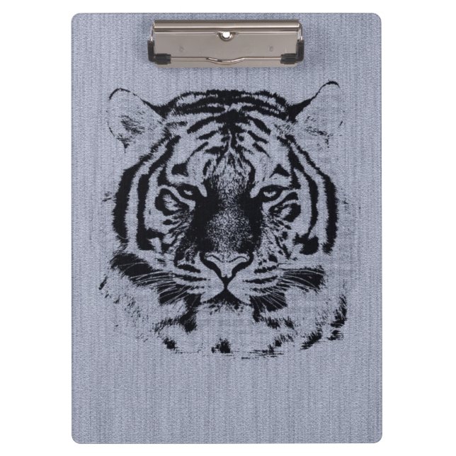 Tiger Face Clipboard (Front)