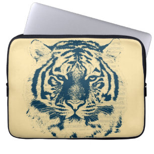Tiger Face Close-Up 4 Laptop Sleeve