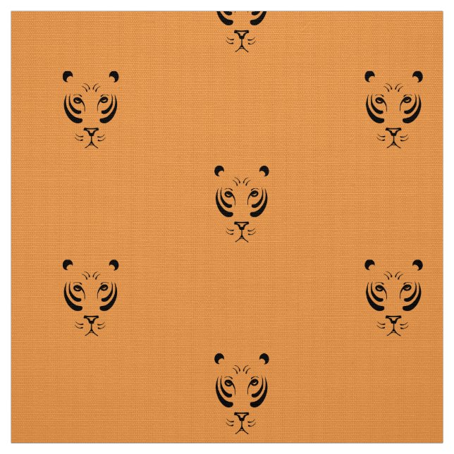 Tiger Face Fabric (Swatch)