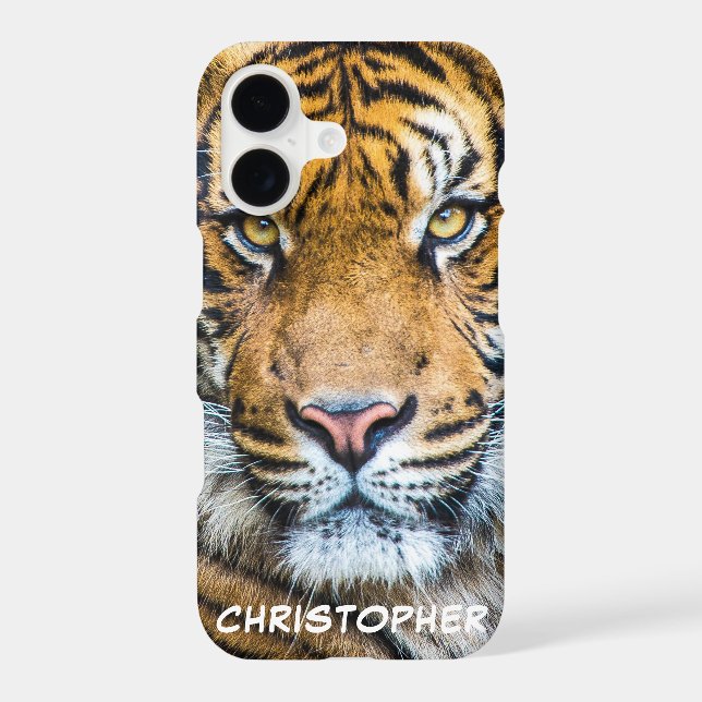 Tiger Face Personalized Name (Back)