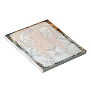 Tiger Face Photograph Notepad