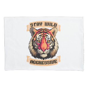 TIGER FACE PILLOWCASE