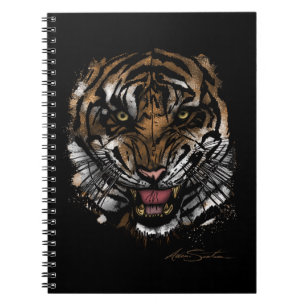 Tiger Face (Signature Design) Notebook