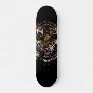Tiger Face Skateboard