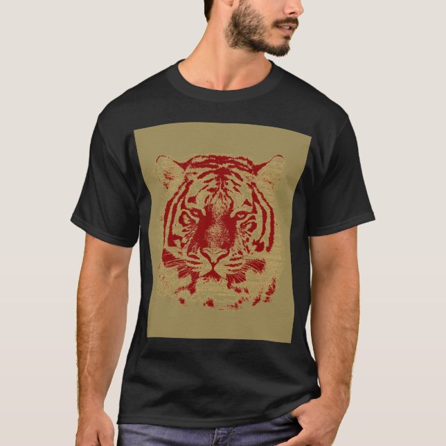 Tiger Face T-Shirt (Front)