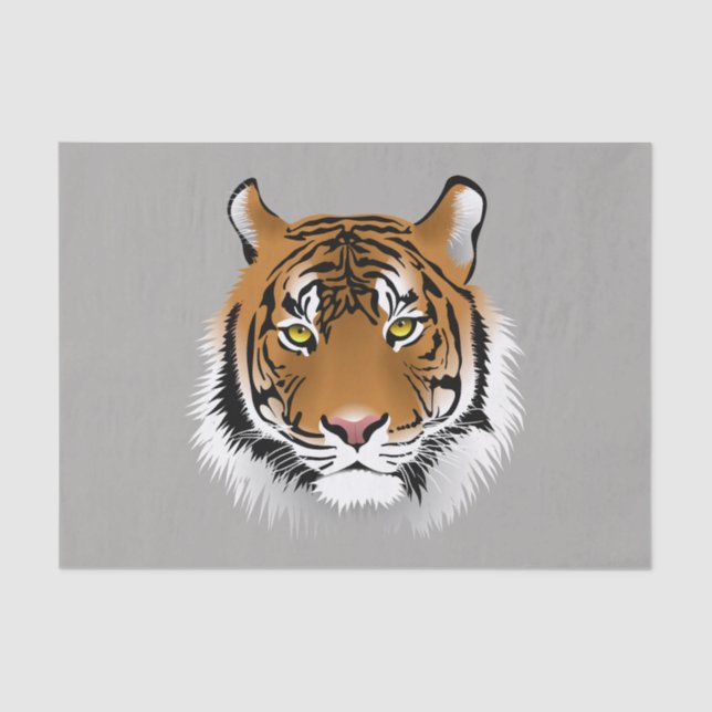 Tiger face tissue paper (Front)