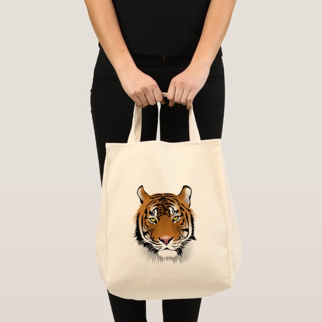 Tiger Face Tote Bag (Front (Product))