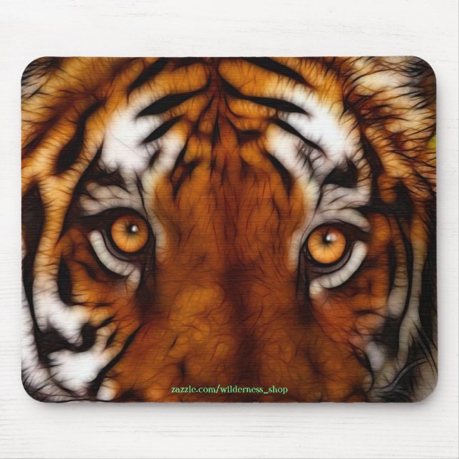 Tiger Face Wildlife Mousemat (Front)