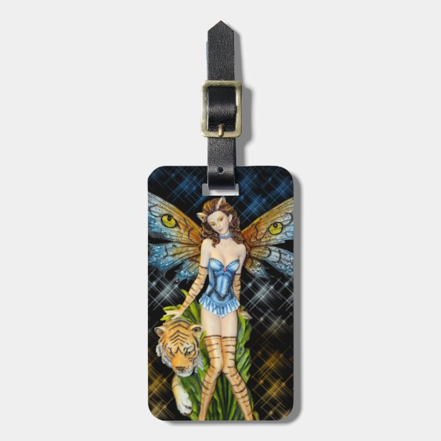 Tiger Fairy Luggage Tag (Front Vertical)