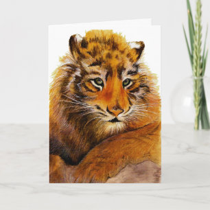 Tiger Father's Day Card