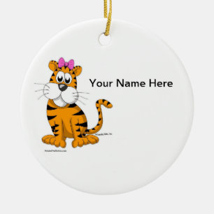 Tiger - Female Ceramic Ornament