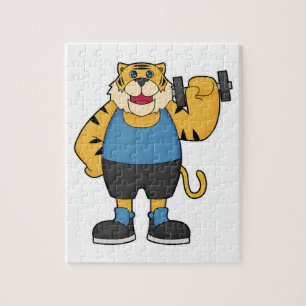 Tiger Fitness Dumbbell Jigsaw Puzzle