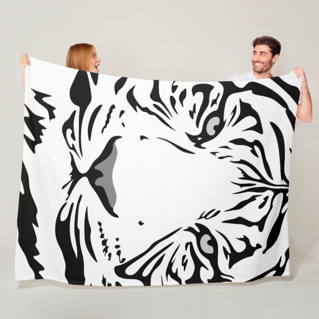 Tiger Fleece Blanket (In Situ)