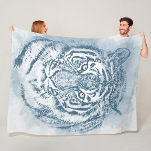 tiger fleece blanket