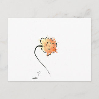 tiger flower postcard