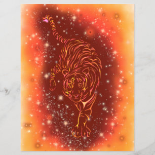 Tiger Flyer Running At Galaxy Starry Night