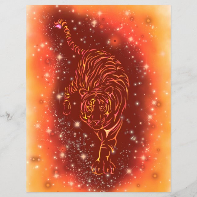 Tiger Flyer Running At Galaxy Starry Night  (Front)