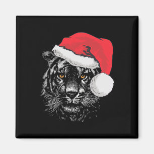 Tiger For Women Men And Kids Tiger Santa Christmas Magnet