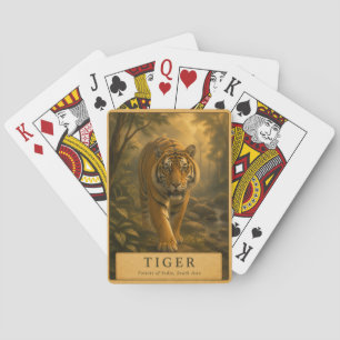 Tiger Forests of India VINTAGE Playing Cards