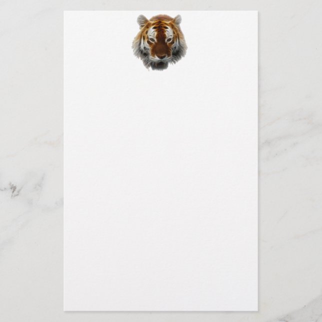 Tiger Fractal Stationery (Front)