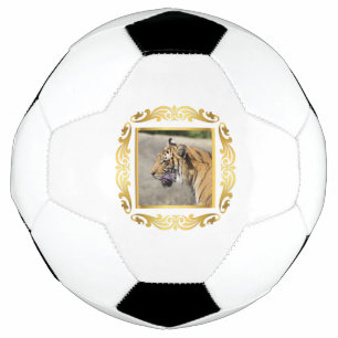 Tiger Framed Soccer Ball