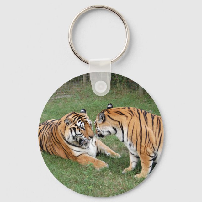 Tiger Friends-008 Key Ring (Front)