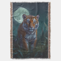 Tiger & Full Moon