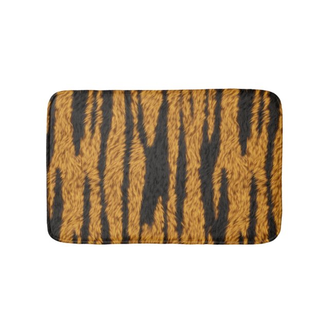 Tiger Fur Bath Mat (Front)