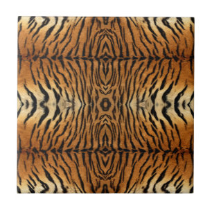 Tiger fur pattern ceramic tile