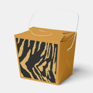 Tiger Fur Pattern Favour Box