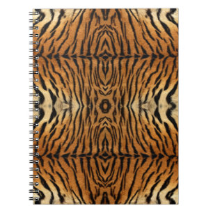 Tiger fur pattern notebook