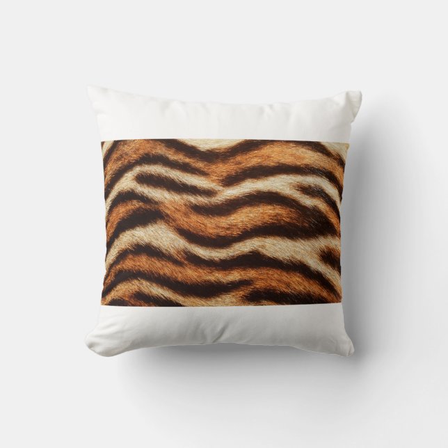tiger fur texture cushion (Front)