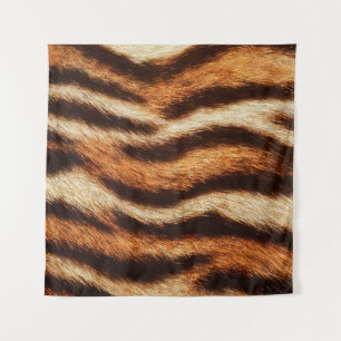 tiger fur texture tapestry