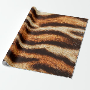 tiger fur texture wrapping paper