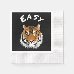 Tiger Gift Easy Tiger Calm Down Easy Tiger Napkin