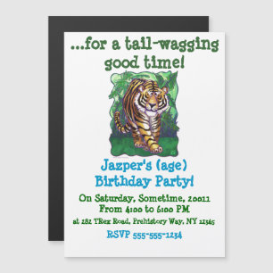 Tiger Gifts & Accessories Magnetic Invitation