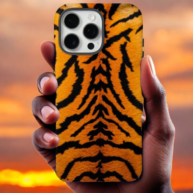  Tiger Glow leather Case-Mate iPhone Case (Creator Uploaded)