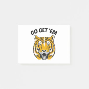 TIGER GO GET 'EM POST-IT NOTES