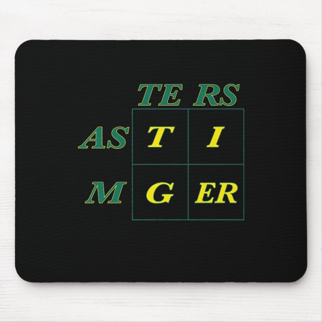 Tiger Goat Woods Masters Mouse Pad (Front)