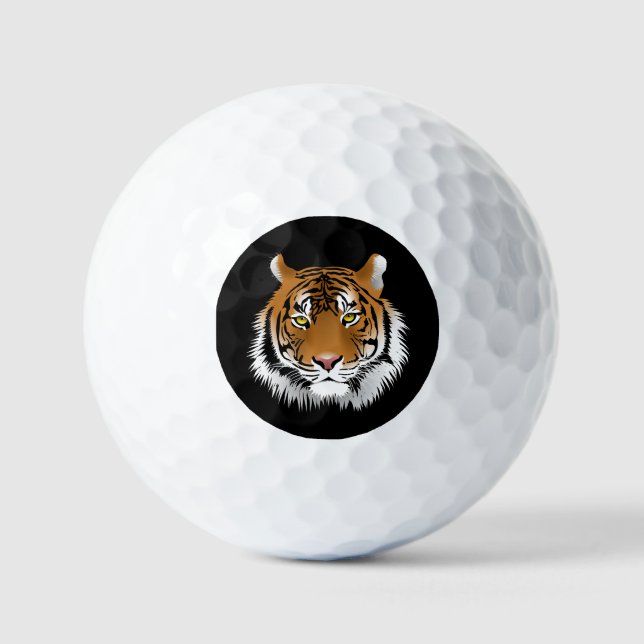 Tiger Golf Balls (Front)