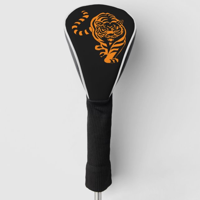 Tiger Golf Head Cover (Front)
