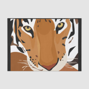 Tiger Graphic Decoupage Tissue Paper