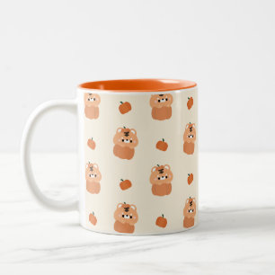 Tiger Halloween Two-Tone Coffee Mug