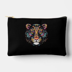 Tiger Head  Accessory Pouch