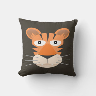 Tiger Head Cushion