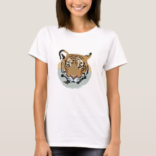 Tiger Head Face Wild Animal Tiger T-Shirt