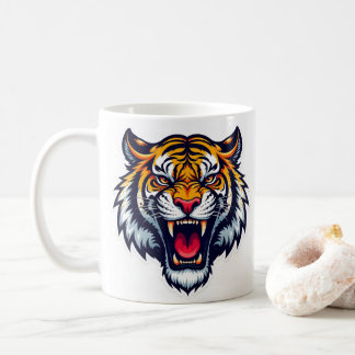 Tiger Head Mug – Wild Animal Coffee Cup