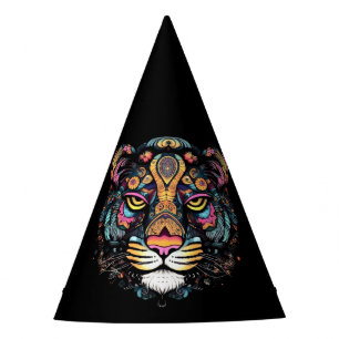 Tiger Head  Party Hat