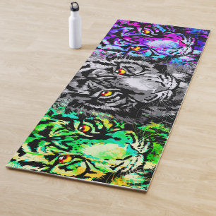 Tiger Heads - Tiger Yoga Mat